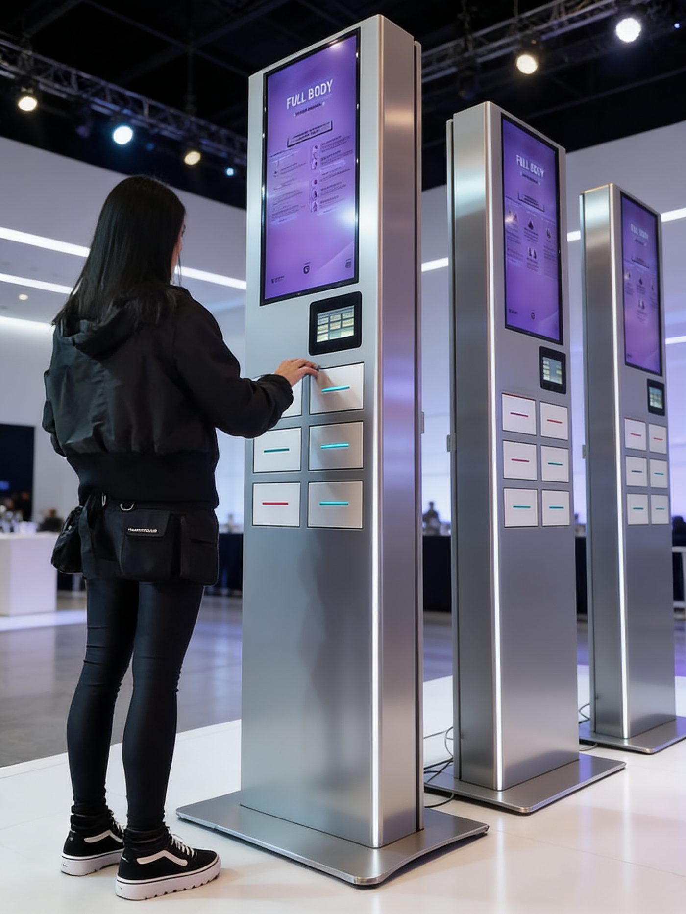 Totens Charge Power em feira corporativa